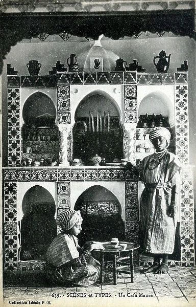 Morocco - A Moorish Cafe scene