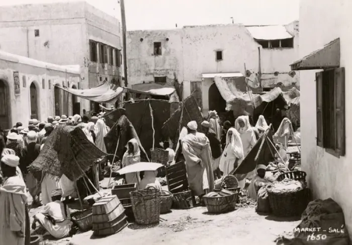 Framed Print : Morocco, North West Africa - Market, Sale Framed Print : Morocco, North West Africa - Market, Sale