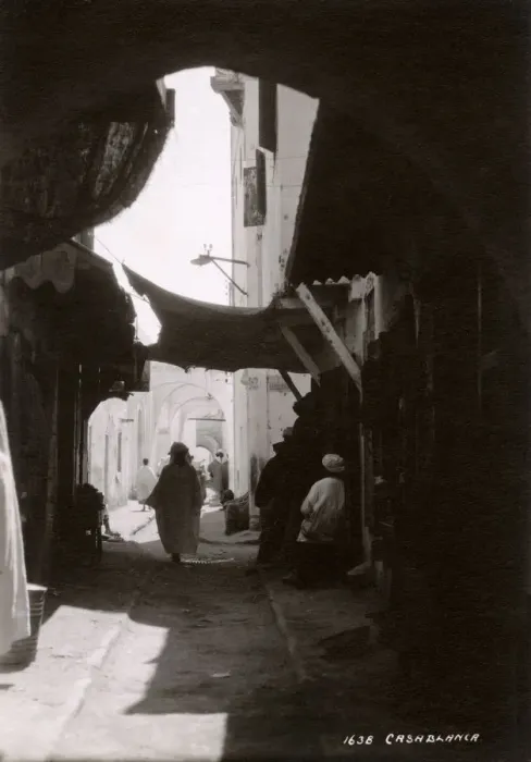 Framed Print : Morocco, North West Africa - Back Street in Casablanca Framed Print : Morocco, North West Africa - Back Street in Casablanca