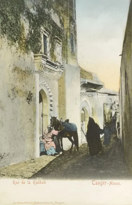 Framed Print : Morocco - Street alongside the Kasbah, Tangier Framed Print : Morocco - Street alongside the Kasbah, Tangier