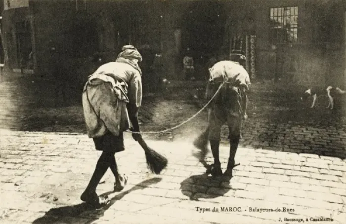 Framed Print : Morocco - Street Sweepers Framed Print : Morocco - Street Sweepers