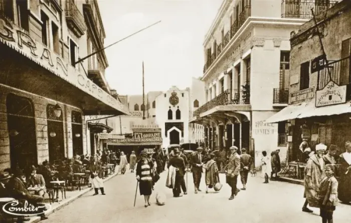Framed Print : Morocco - Tangiers - Little Market Framed Print : Morocco - Tangiers - Little Market