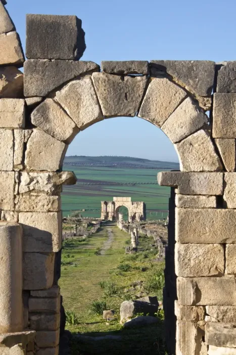 Framed Print : MOROCCO. Volubilis. Ruins of the Roman city Framed Print : MOROCCO. Volubilis. Ruins of the Roman city