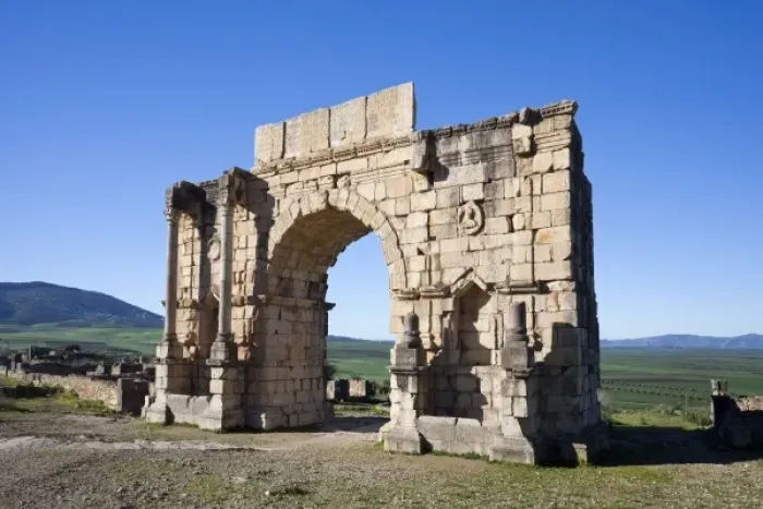 Framed Print : MOROCCO. Volubilis. Ruins of the Roman city Framed Print : MOROCCO. Volubilis. Ruins of the Roman city