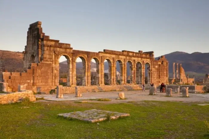 Framed Print : MOROCCO. Volubilis. Ruins of the Roman city Framed Print : MOROCCO. Volubilis. Ruins of the Roman city