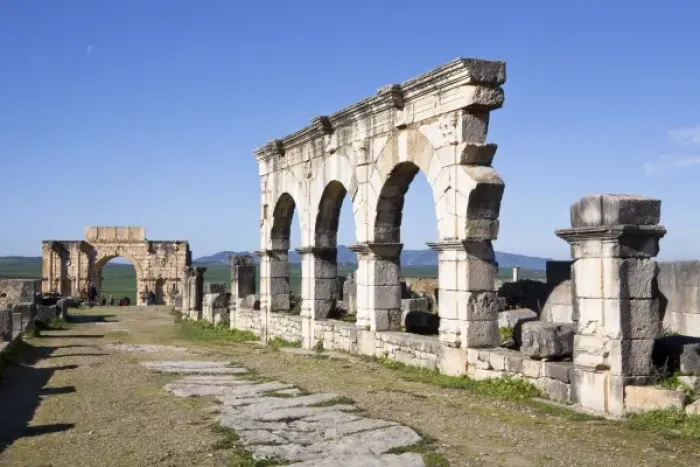 Framed Print : MOROCCO. Volubilis. Ruins of the Roman city Framed Print : MOROCCO. Volubilis. Ruins of the Roman city