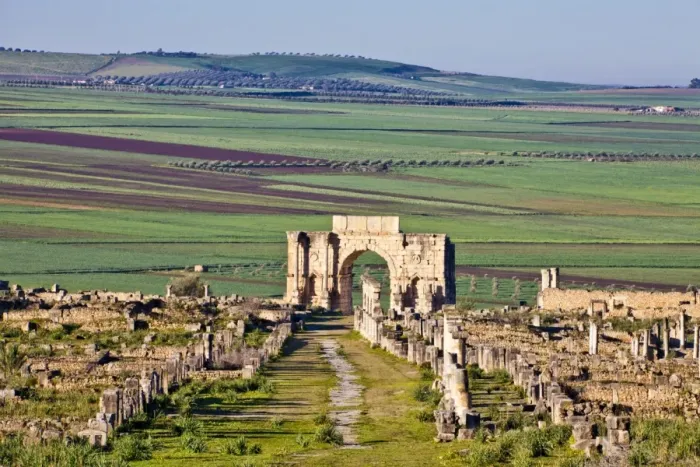 Framed Print : MOROCCO. Volubilis. Ruins of the Roman city Framed Print : MOROCCO. Volubilis. Ruins of the Roman city