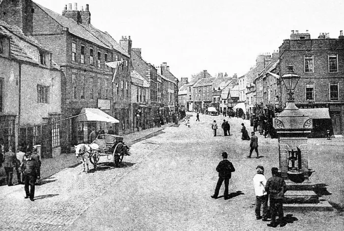 Framed Print : Morpeth Newgate Street Victorian period Framed Print : Morpeth Newgate Street Victorian period