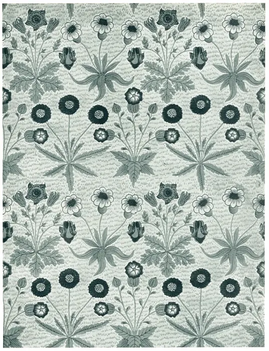 Framed Print : Morris Daisy Wallpaper Framed Print : Morris Daisy Wallpaper