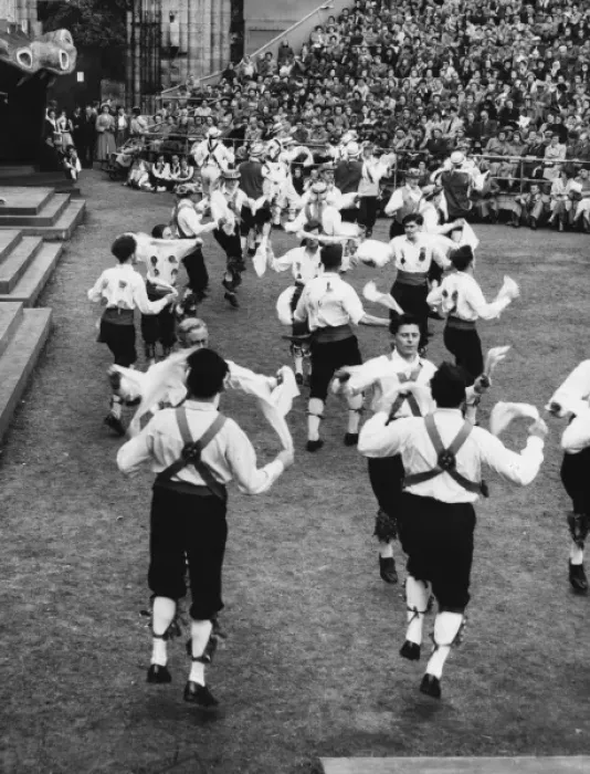 Framed Print : Morris Dance / Musto Framed Print : Morris Dance / Musto