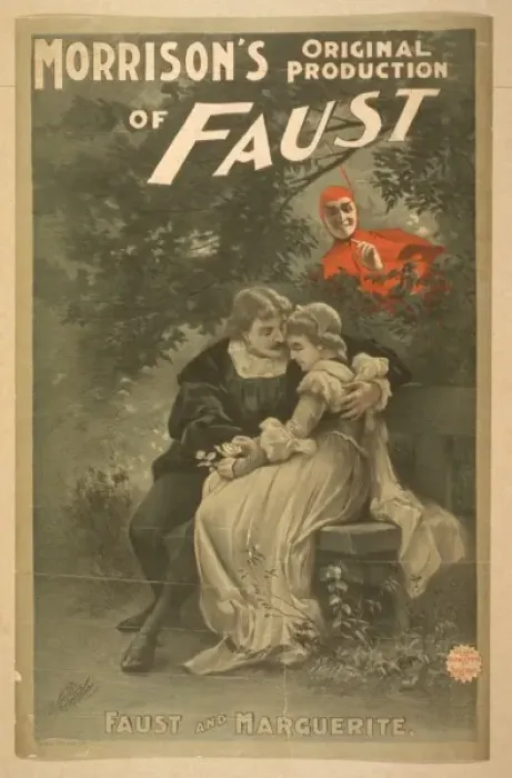 Framed Print : Morrisons original production of Faust Framed Print : Morrisons original production of Faust