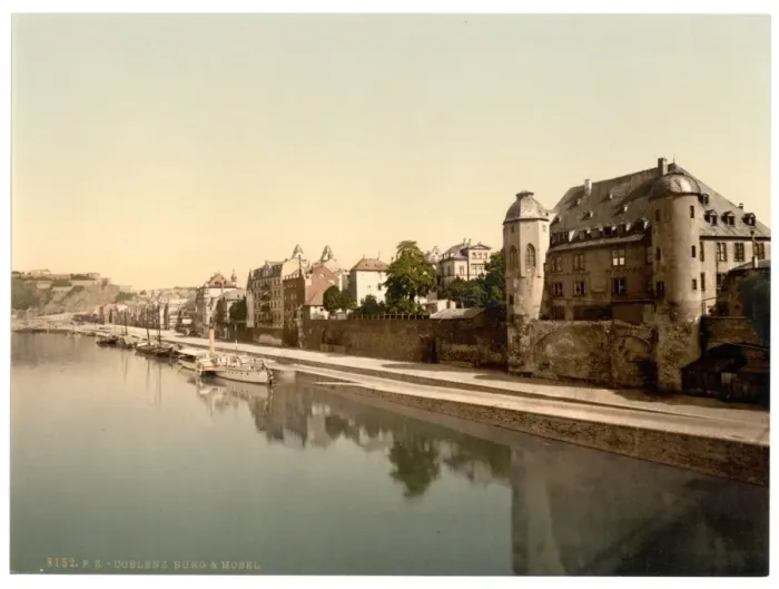 Framed Print : Moselle Castle, Coblenz, the Rhine, Germany Framed Print : Moselle Castle, Coblenz, the Rhine, Germany