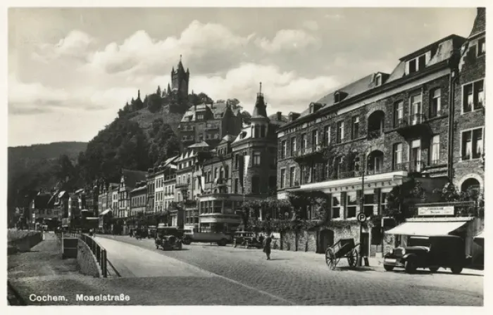 Framed Print : Moselstrasse, Cochem, Germany Framed Print : Moselstrasse, Cochem, Germany