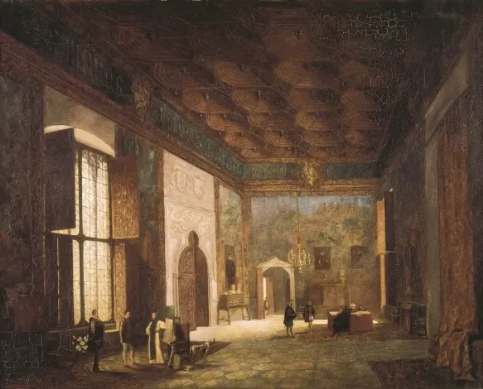 Framed Print : Mosen Sorell Palace. s. XIX. Spanish anonymous Framed Print : Mosen Sorell Palace. s. XIX. Spanish anonymous