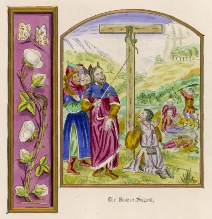 Framed Print : Moses and Brazen Serpent Framed Print : Moses and Brazen Serpent