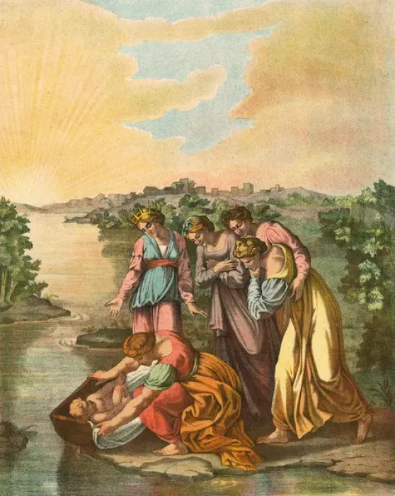 Framed Print : Moses Found in the Nile Framed Print : Moses Found in the Nile