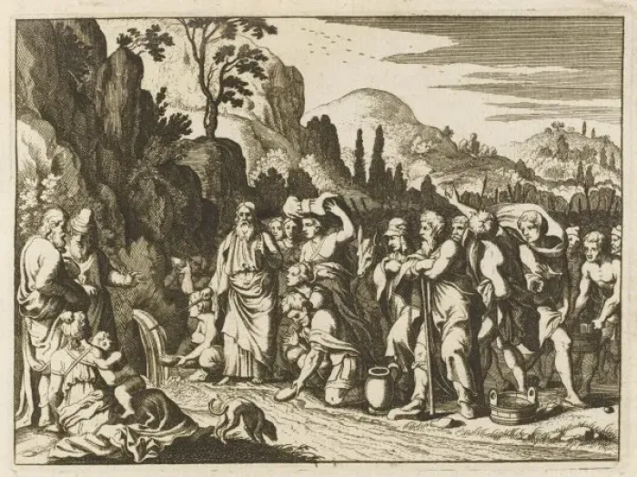 Framed Print : Moses Obtains Water Framed Print : Moses Obtains Water