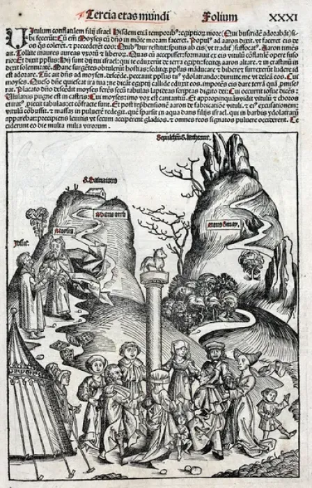 Framed Print : Moses receiving the Ten Commandments Framed Print : Moses receiving the Ten Commandments