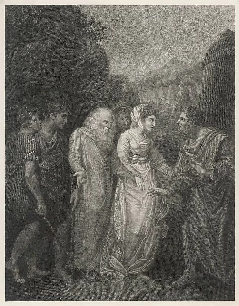 Moses Wife and Sons. Moses meets with his wife and sons
