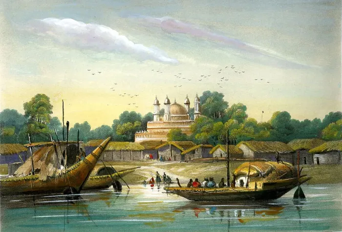 Framed Print : Mosque Near Calcutta, India Framed Print : Mosque Near Calcutta, India