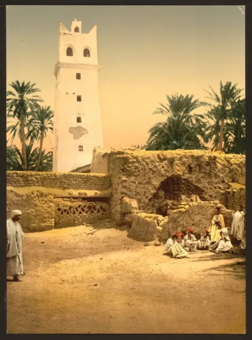 Framed Print : Mosque in the old town, Biskra, Algeria Framed Print : Mosque in the old town, Biskra, Algeria
