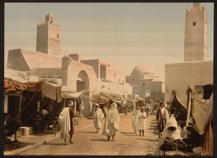 Framed Print : A mosque in the principal street, Kairwan, Tunisia Framed Print : A mosque in the principal street, Kairwan, Tunisia
