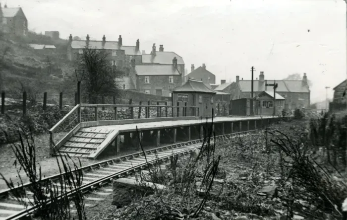 Framed Print : Moss Crossing Halt, Moss, Denbighshire Framed Print : Moss Crossing Halt, Moss, Denbighshire