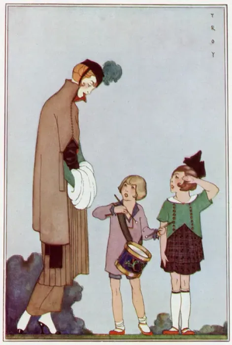 Framed Print : Mother / 2 Children 1914 Framed Print : Mother / 2 Children 1914
