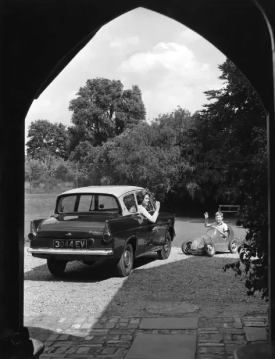 Framed Print : Mother in her Car Framed Print : Mother in her Car