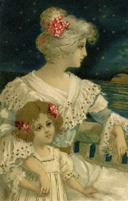 Framed Print : A mother & her child Framed Print : A mother & her child