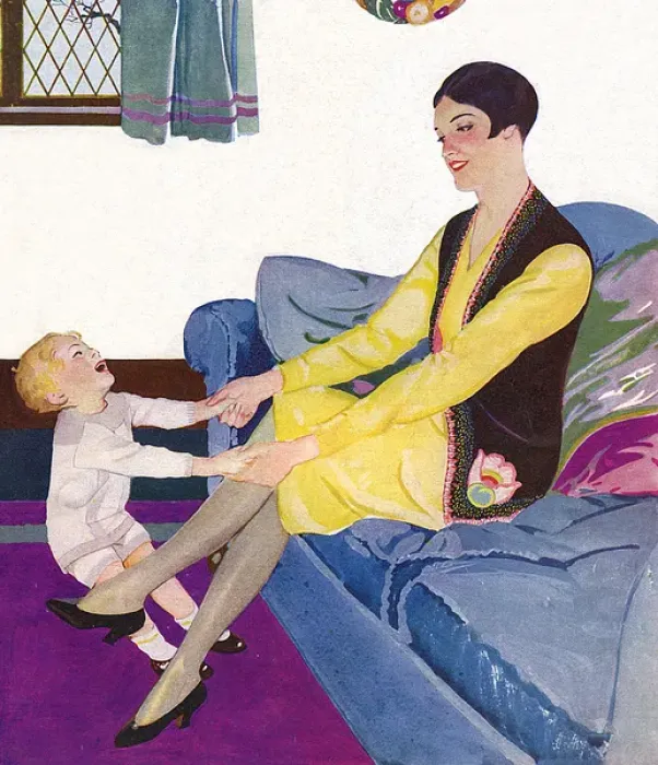 Framed Print : Mother and child, 1928 Framed Print : Mother and child, 1928