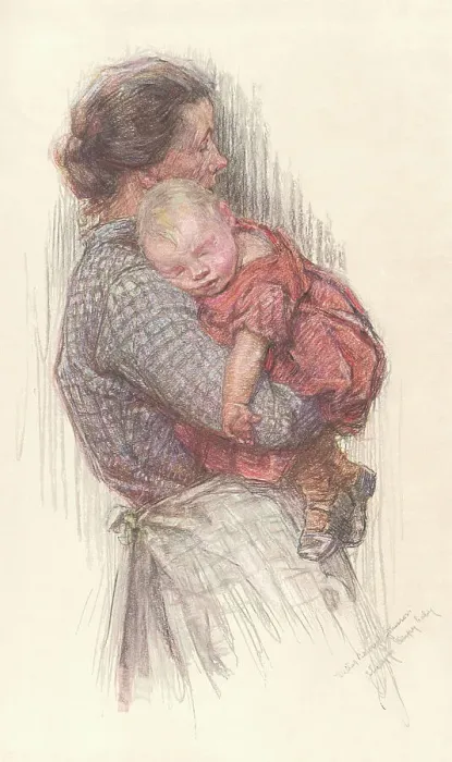 Framed Print : Mother & Child Framed Print : Mother & Child
