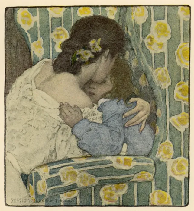 Framed Print : Mother / Child / Hug 1905 Framed Print : Mother / Child / Hug 1905