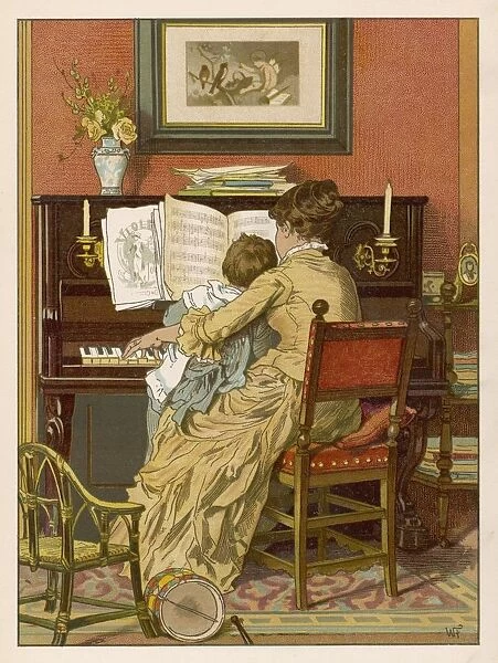 Mother, Child, Piano