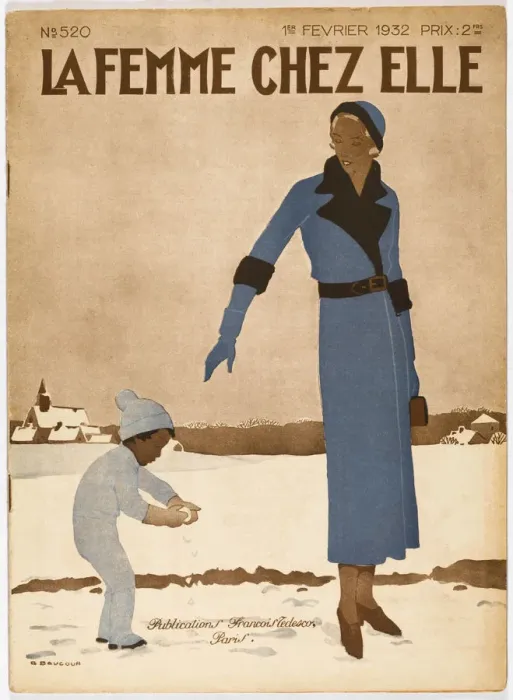 Framed Print : MOTHER AND CHILD IN SNOW Framed Print : MOTHER AND CHILD IN SNOW