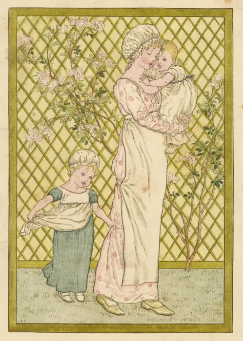 Framed Print : Mother / Two Children 1881 Framed Print : Mother / Two Children 1881