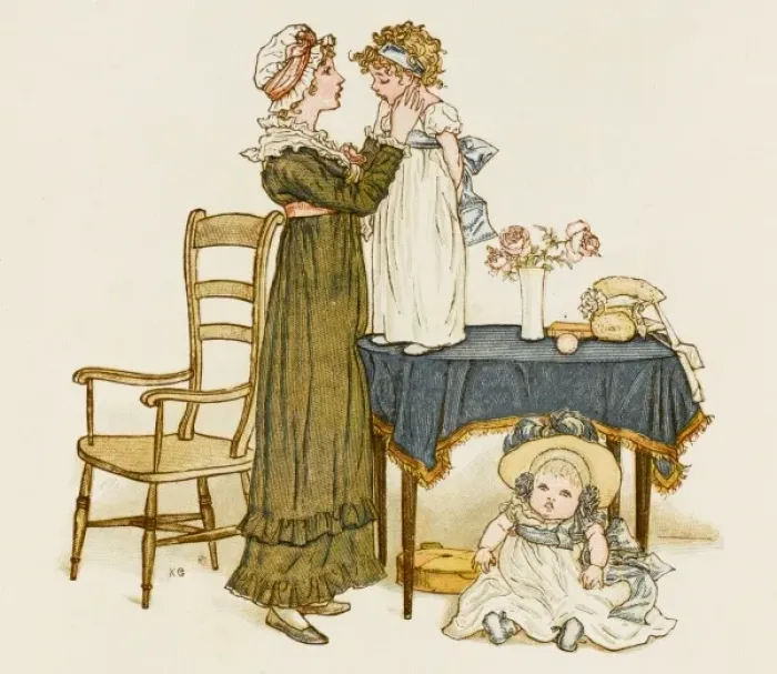 Framed Print : Mother and Daughters Framed Print : Mother and Daughters