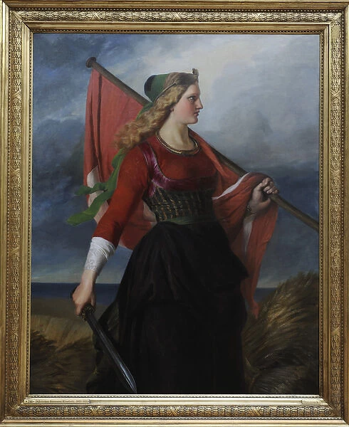 Mother Denmark, 1851, by Elisabeth Jerichau-Baumann (1819-18