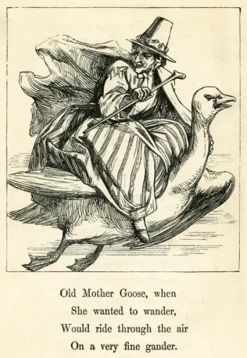 Framed Print : Mother Goose Framed Print : Mother Goose
