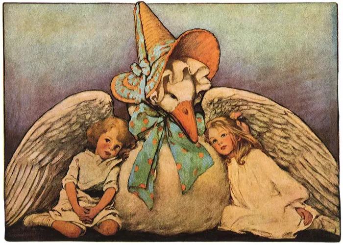 Framed Print : Mother Goose Date: 1914 Framed Print : Mother Goose Date: 1914