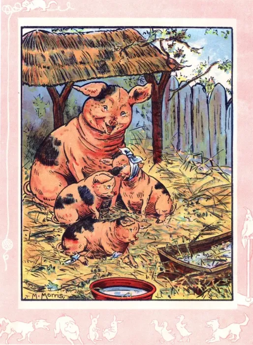 Framed Print : Mother pig and her piglets Framed Print : Mother pig and her piglets