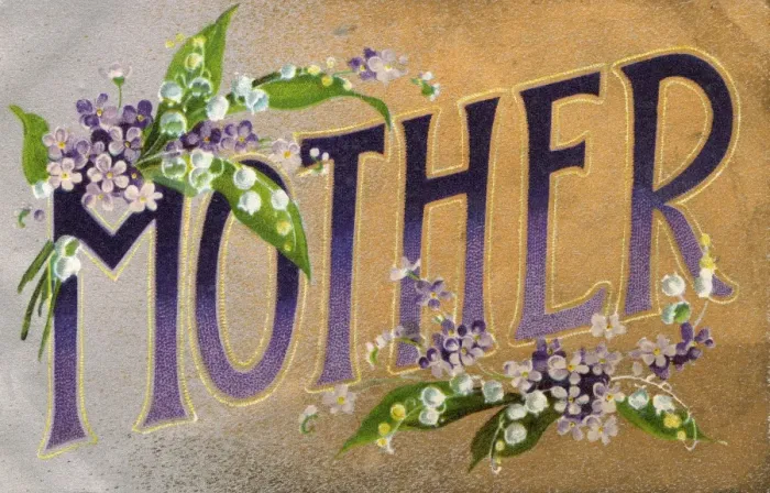 Framed Print : Mother postcard - Mothers Day Framed Print : Mother postcard - Mothers Day