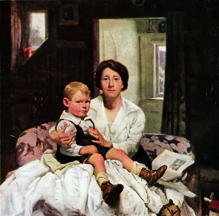 Framed Print : Mother and Son Framed Print : Mother and Son