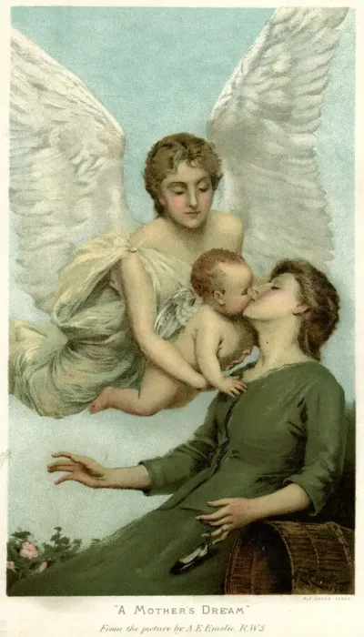 Framed Print : A Mothers Dream by A E Emslie Framed Print : A Mothers Dream by A E Emslie
