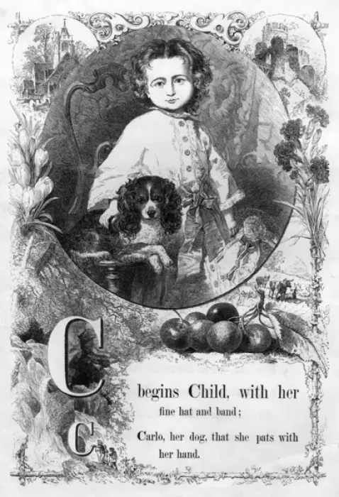 Framed Print : The Mothers Picture Alphabet -- C Framed Print : The Mothers Picture Alphabet -- C