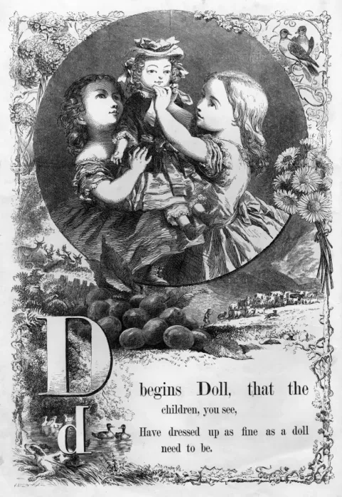 Framed Print : The Mothers Picture Alphabet -- D Framed Print : The Mothers Picture Alphabet -- D