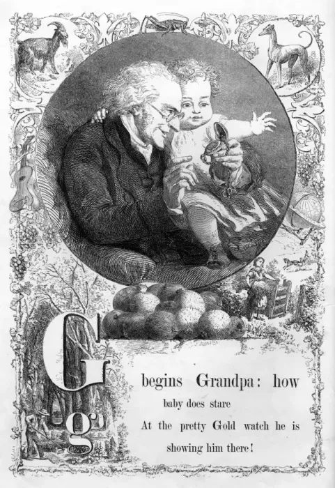 Framed Print : The Mothers Picture Alphabet -- G Framed Print : The Mothers Picture Alphabet -- G