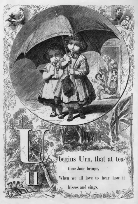 Framed Print : The Mothers Picture Alphabet -- U Framed Print : The Mothers Picture Alphabet -- U
