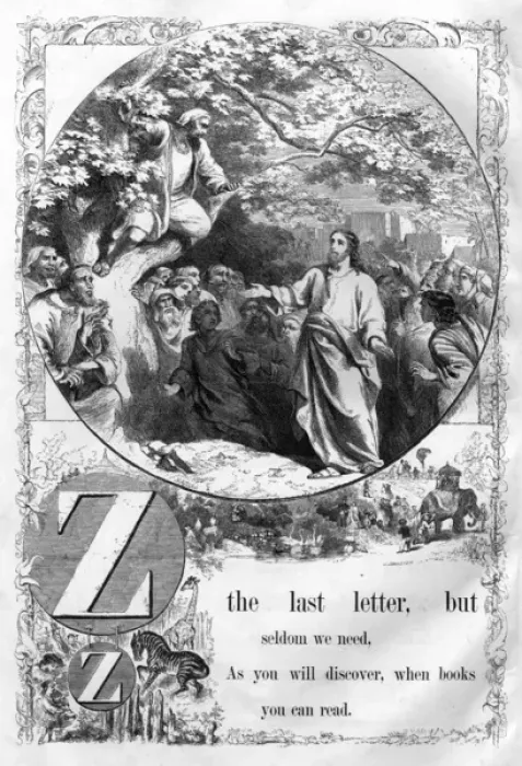 Framed Print : The Mothers Picture Alphabet -- Z Framed Print : The Mothers Picture Alphabet -- Z