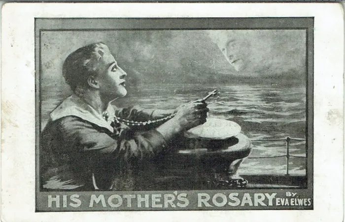 Framed Print : His Mothers Rosary by Eva Elwes Framed Print : His Mothers Rosary by Eva Elwes